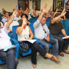 Una votación del pleno del Consejo celebrado en julio, cuando se aprobó la organización.