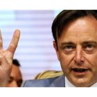 Bart de Wever celebra la victoria.