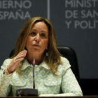 La ministra de Sanidad y Política Social, Trinidad Jiménez