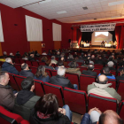 La plataforma de afectados por las presas celebró asamblea ayer en Carrizo. JESÚS