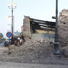 Vista de los daños ocasionados en Marrakech por el terremoto. MARÍUA TRASPADERNE