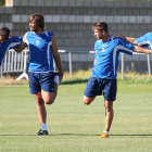 Los jugadores de la Cultural ya preparan el encuentro del domingo frente al filial de la Unión Deportiva Salamanca.