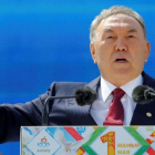 Nursultán Nazarbáyev, presidente de Kazajistán.