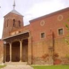 Imagen exterior de la iglesia de Villacé, situada en el municipio de Villamañán