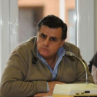 El alcalde de Villaquilambre, en la última sesión.