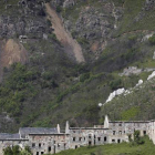 El poblado de La Piela, en la Peña do Seo, donde se centralizaba parte de la explotación del wolfram en el Bierzo Suroeste.