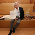 Del Olmo, en junio con piezas donadas al Museo de la Radio.