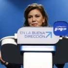 La secretaria general del PP, María Dolores de Cospedal.