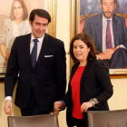 La vicepresidenta y el consejero de Fomento