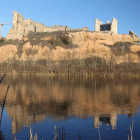 Imagen de la parte de castillo que da al río, sobre la que se va a intervenir. NORBERTO