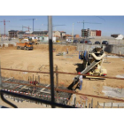 Aspecto de las obras de una de las fases de la urbanización de El Portillo, de Viproelco.