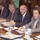 Fermoso presidió el último consejo de Caja Duero.