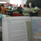 Una de las aulas del colegio Quevedo, pionero en la red bilingüe.