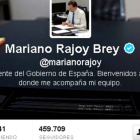 Perfil de Mariano Rajoy en Twitter.