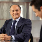 Evaristo del Canto, durante la entrevista en la Siete de Castilla y León Televisión.