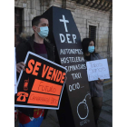 Protesta de autónomos y hosteleros. ANA F. BARREDO
