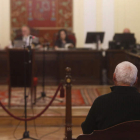 El principal acusado, durante la celebración del juicio en la Audiencia de León. FERNANDO OTERO