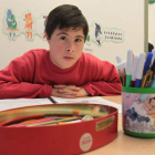 Rubén recibe apoyo escolar todos los días lectivos en Amidown y realiza actividades de ocio.