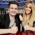 Xavi Rodríguez y Edurne, primera pareja de presentadores del programa de Cuatro 'Todo va bien'.