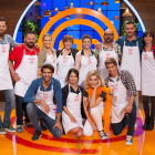 Los participantes de la segunda edición del concurso gastronómico de TVE-1 Masterchef Celebrity.