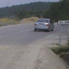Carretera entre El Espino y Vega de Espinareda.