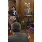Pardo y Chamorro, en la comparecencia del alcalde.