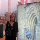 Isabel Carrasco durante su visita esta semana a la feria Intur.