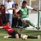 El equipo astorgano realizó el poco fútbol que hubo.