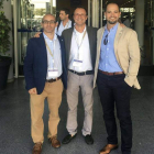 Jaime Sánchez, Francisco Madera y Óscar Fernández. DL