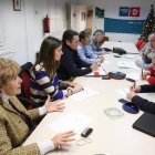 Momento de la reunión celebrada ayer en Valladolid.