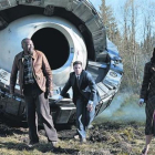 Malcolm Barrett, Matt Lanter y Abigail Spencer son el trío protagonista de la serie 'Timeless'.