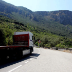Las curvas de la N-536 en el kilómetro 24, junto al embalse de Peñarrubia, han registrado tres accidentes con diez víctimas.