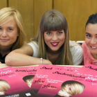 Esther Diez, Tamara Bada y Sonia Vidal.
