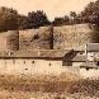Las murallas de Astorga, paso obligado de peregrinos, hace años