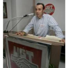 Omar Rodríguez, el día que fue elegido secretario comarcal de UGT