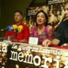Roberto Bayón, programador de Elde, Puy Oria y el director de cine Julio Sánchez Valdés