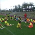 La Cultural cadete entrenó por la mañana y realizó una sesión de recuperación por la tarde