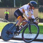 Isabel Martín en una competición con la selección española. ENEICAT