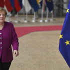 La cancillera alemana Angela Merkel en una foto de archivo.