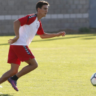 Magallán trabajó ayer junto al resto del equipo. F. OTERO PERANDONES