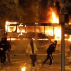 Imágenes de los disturbios ocurridos en París en el mes de noviembre