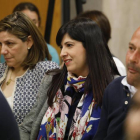 Las cabezas de lista de la candidatura de Vox al Ayuntamiento de León, Olga García Tascón y Elena Merino