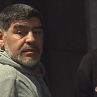 Maradona y su pareja en Madrid