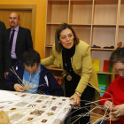 La consejera, Milagros Marcos, visita las instalaciones de Soltra en La Virgen del Camino.