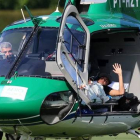 eymar abandona en helicóptero Granja Comary, lugar de concentración de la selección brasileña.
