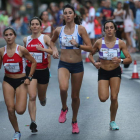 Marta Frechilla cumplió con los pronósticos en la prueba femenina y Sergio Sánchez acusó a Saúl Ordóñez de jugar sucio. L. DE LA MATA