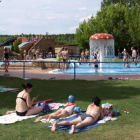 Imagen de la piscina lúdica de Valencia de Don Juan el pasado verano.