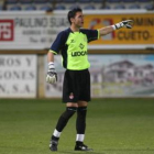 El portero de la Cultural José Bermúdez fue expulsado ante el Sporting B en el descanso del encuentr