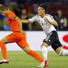 Afellay (i) durante la pasada Eurocopa.