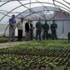 El alcalde visitó en mayo el vivero en el que se realizan las prácticas del curso de jardines